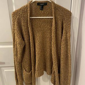 Forever 21 Knit Fabric Cardigan Tan